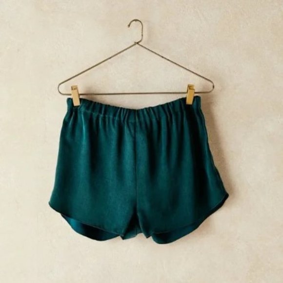 Anthropologie Other - Haven Well Within Emerald Green Natural Luxe Shorts